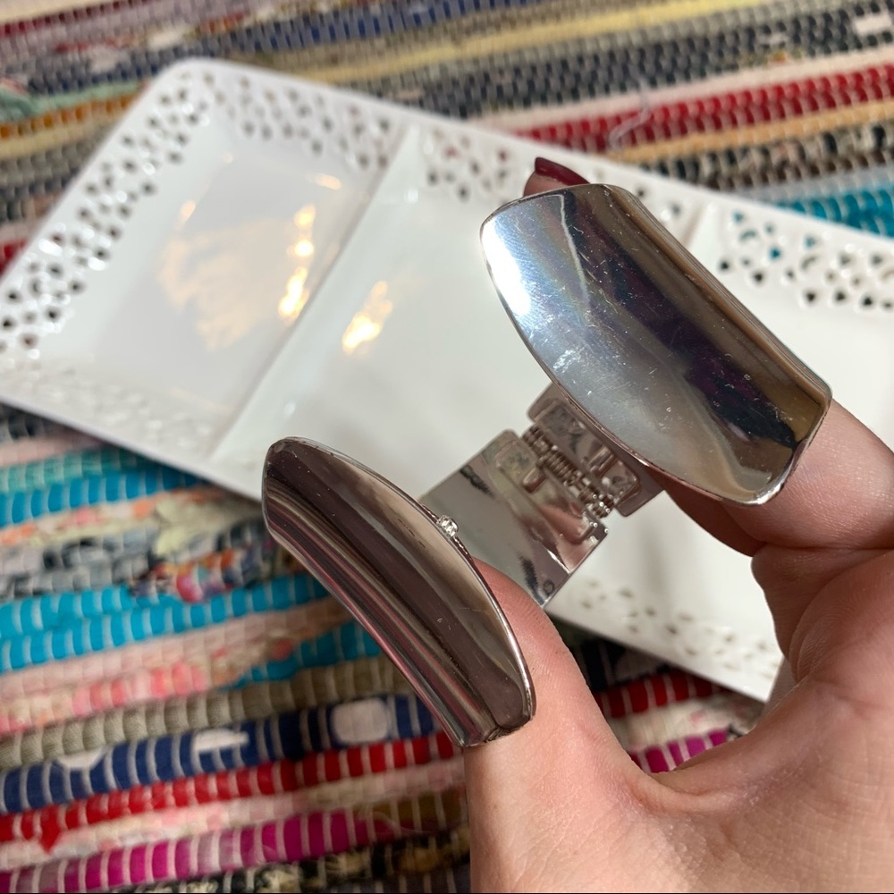 Silver cuff bracelet - Picture 3 of 4